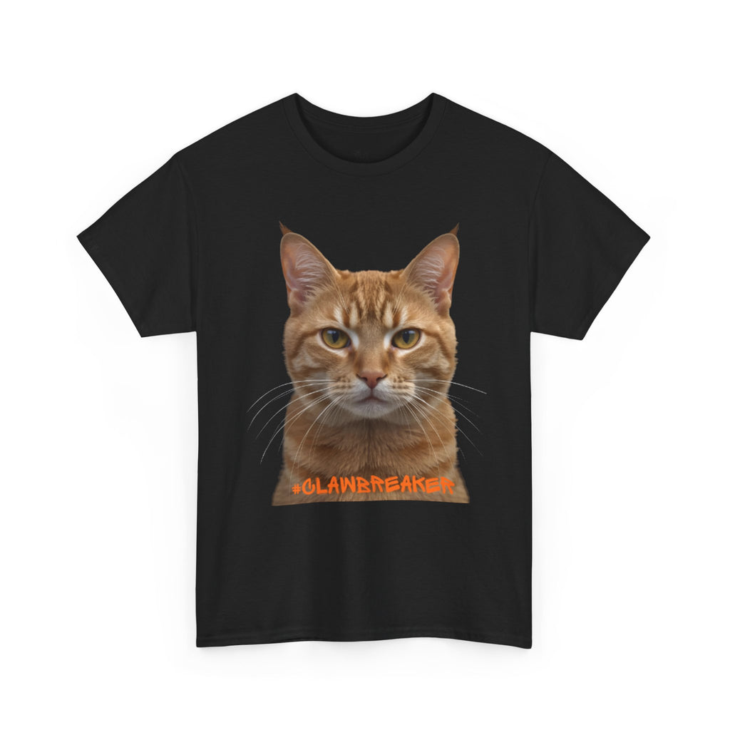 Cool Cat Unisex Heavy Cotton Tee - "Scratch the System" Graphic Tee