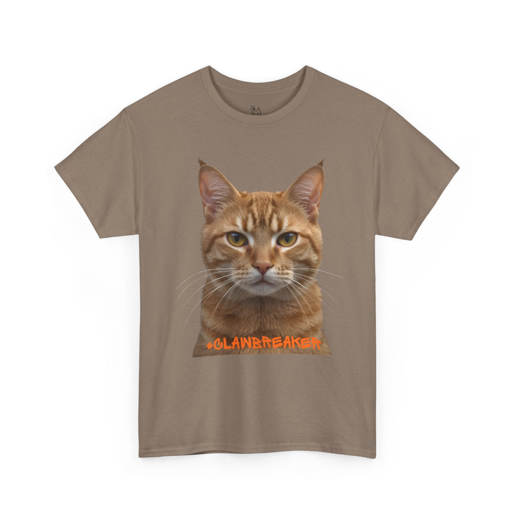 Cool Cat Unisex Heavy Cotton Tee - "Scratch the System" Graphic Tee