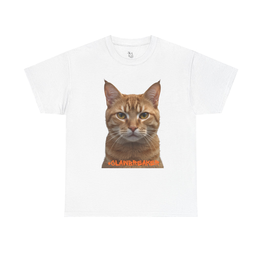Cool Cat Unisex Heavy Cotton Tee - "Scratch the System" Graphic Tee