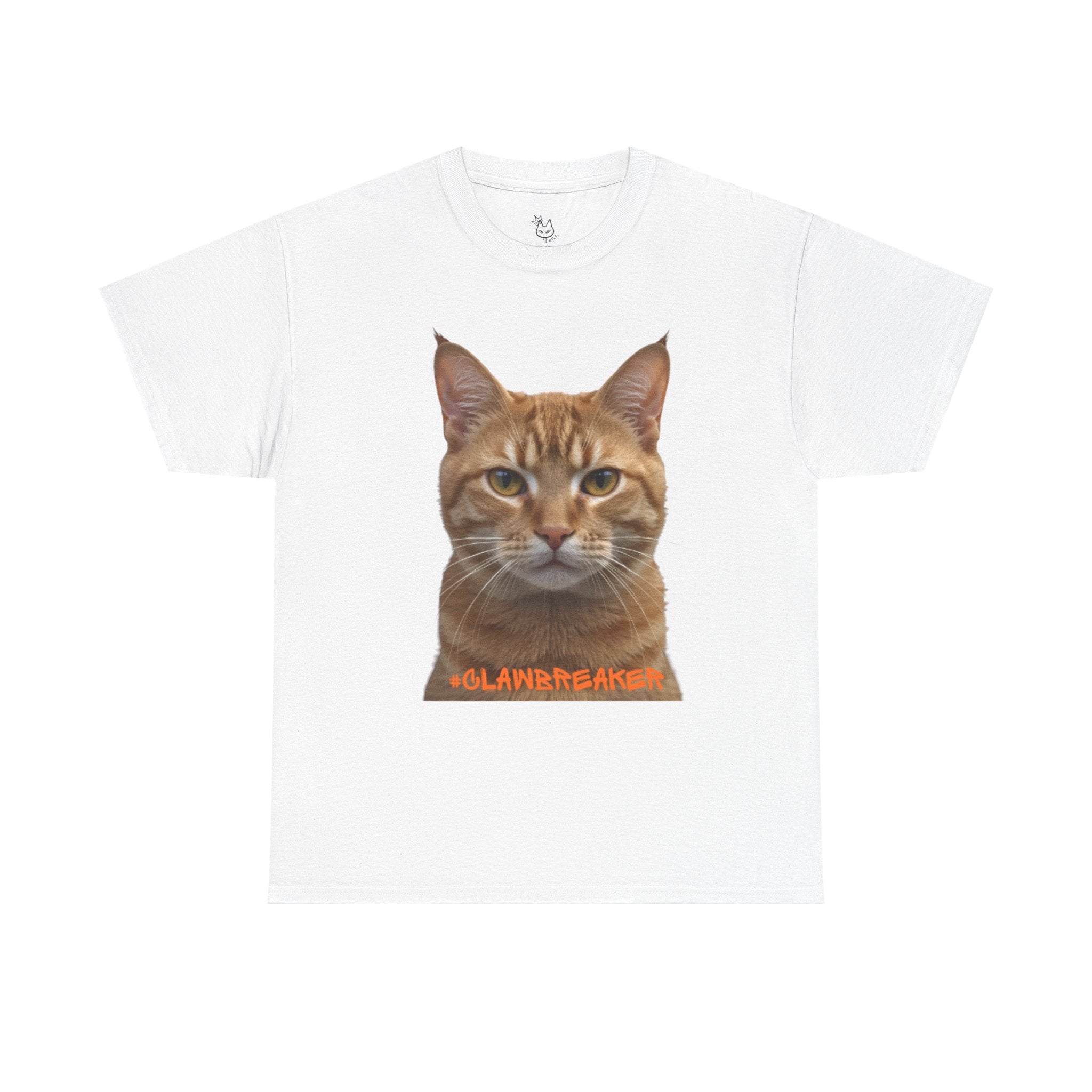 Cool Cat Unisex Heavy Cotton Tee - "Scratch the System" Graphic Tee