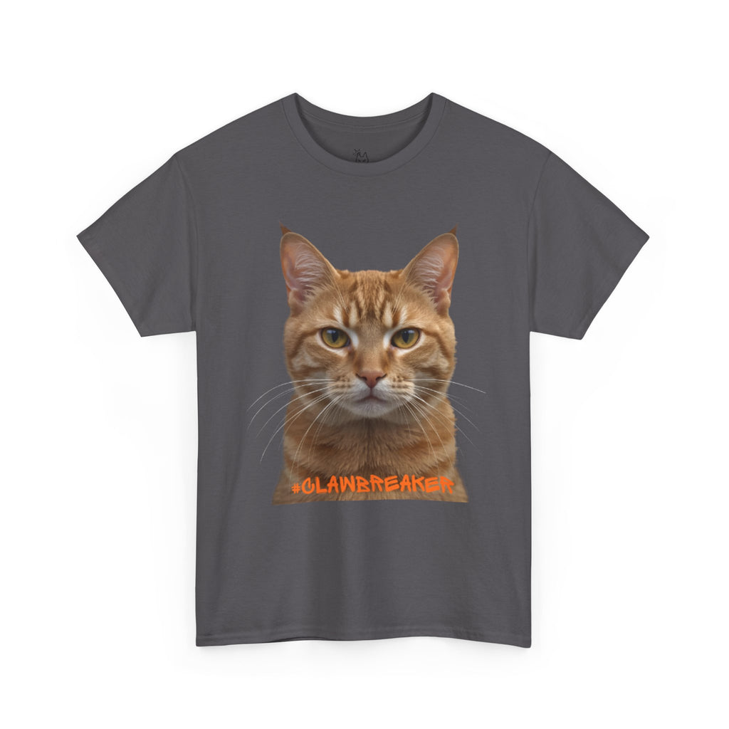 Cool Cat Unisex Heavy Cotton Tee - "Scratch the System" Graphic Tee
