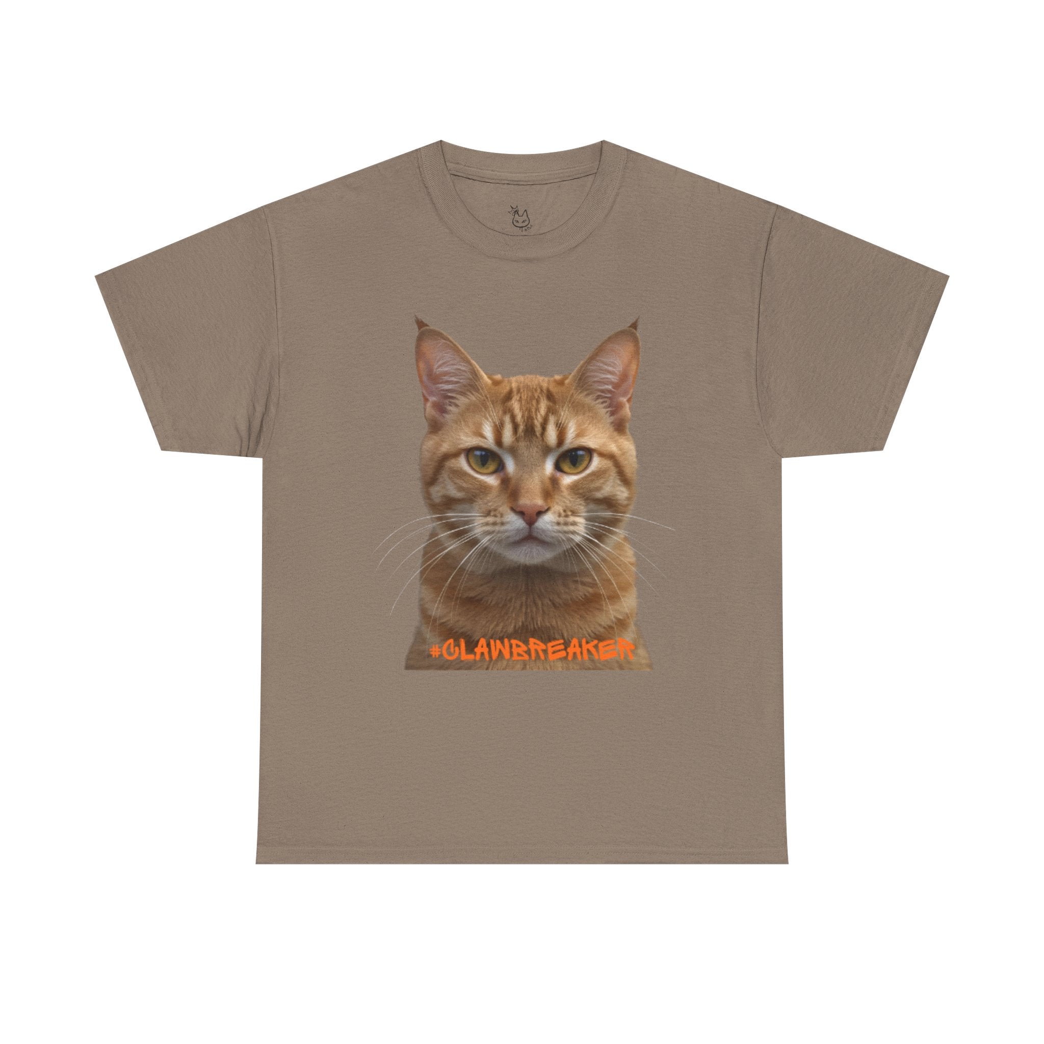 Cool Cat Unisex Heavy Cotton Tee - "Scratch the System" Graphic Tee