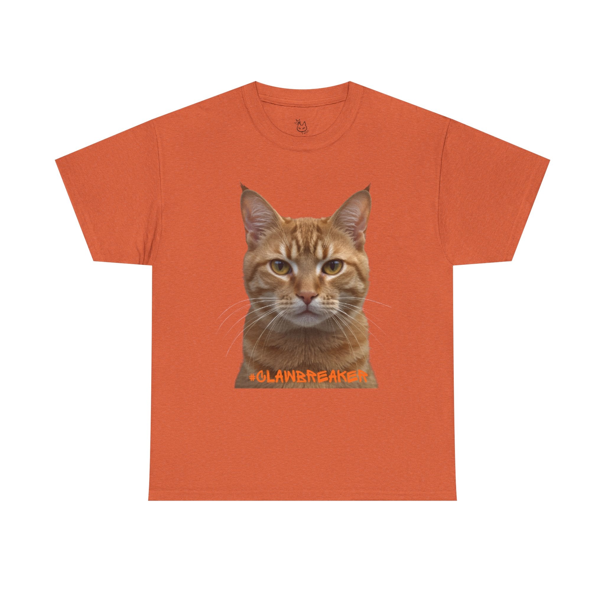 Cool Cat Unisex Heavy Cotton Tee - "Scratch the System" Graphic Tee