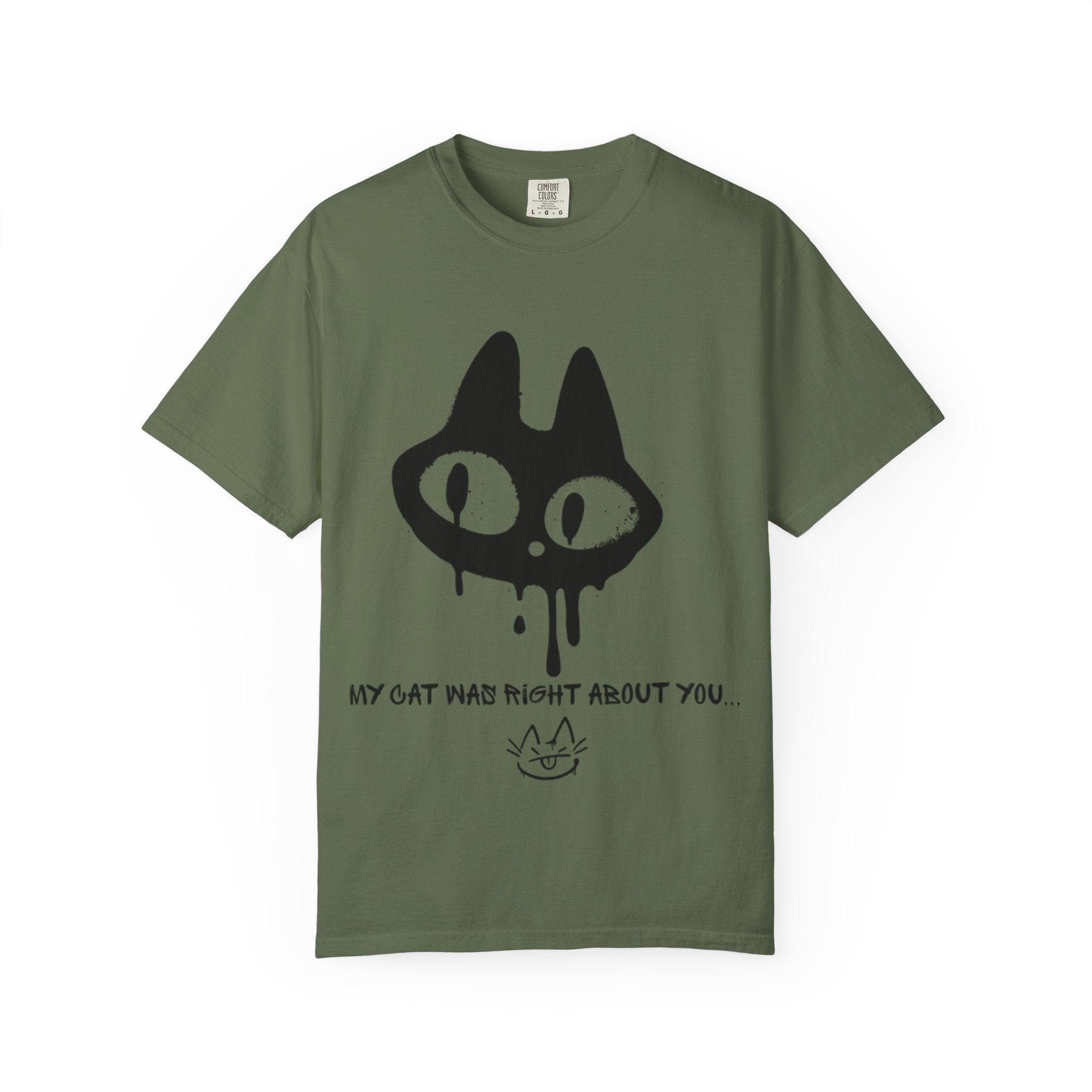 Cat Lover Unisex T-Shirt - "My Cat Was Right About You" Design