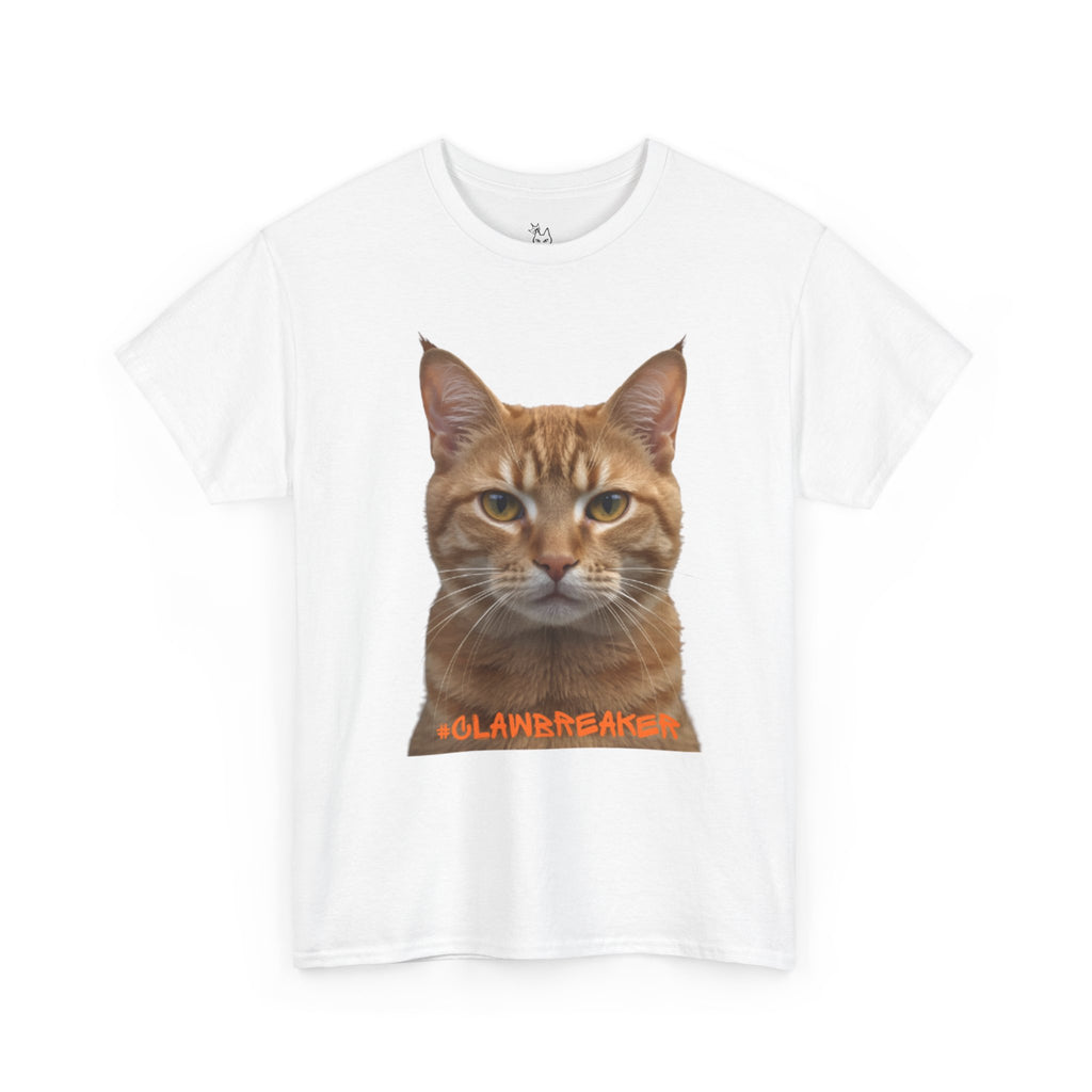 Cool Cat Unisex Heavy Cotton Tee - "Scratch the System" Graphic Tee