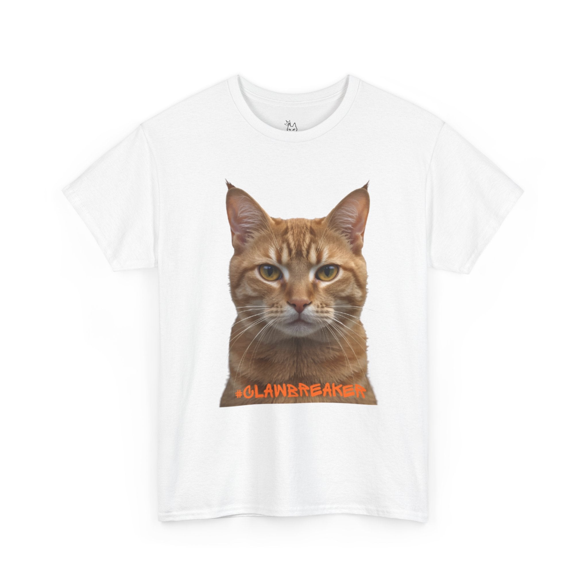 Cool Cat Unisex Heavy Cotton Tee - "Scratch the System" Graphic Tee