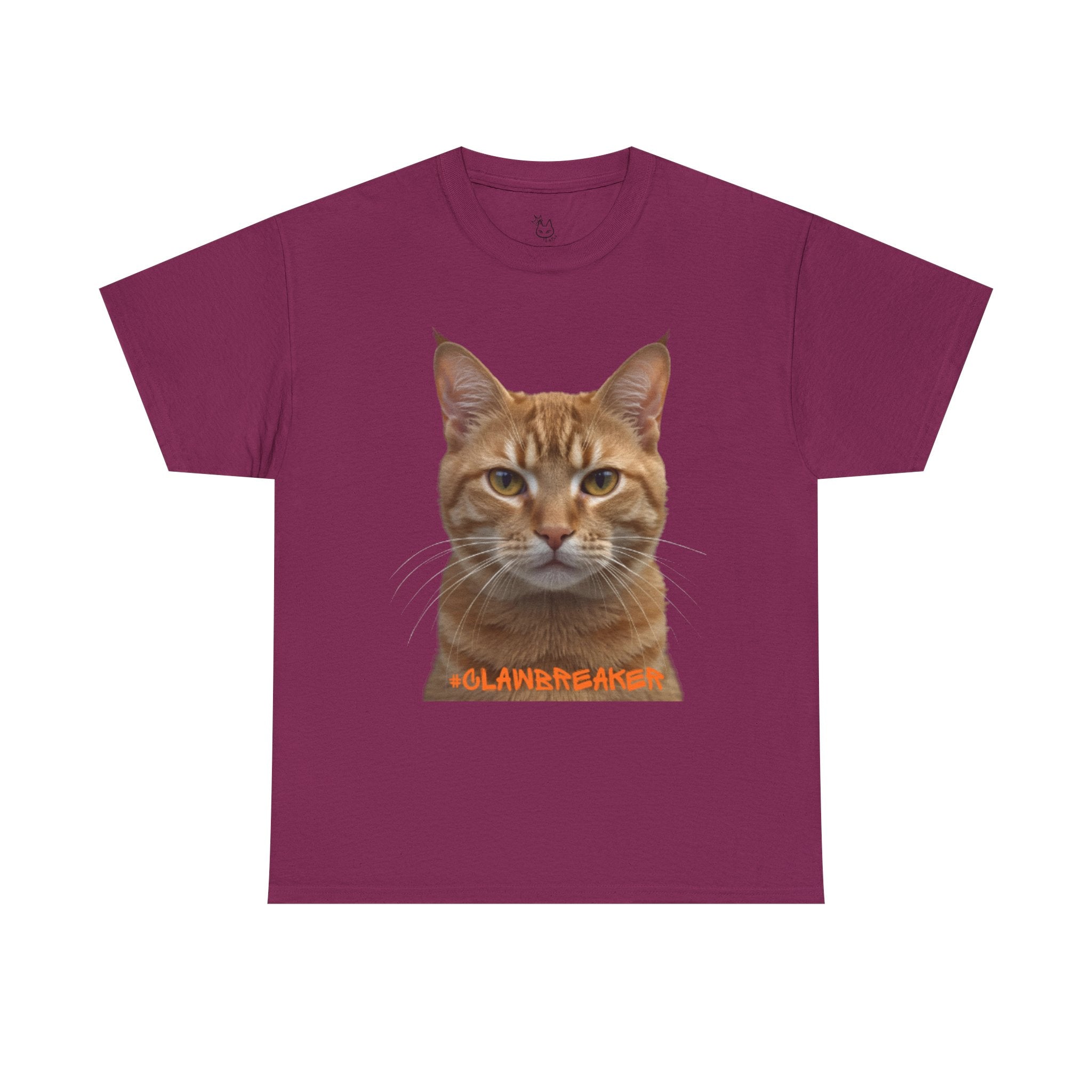 Cool Cat Unisex Heavy Cotton Tee - "Scratch the System" Graphic Tee