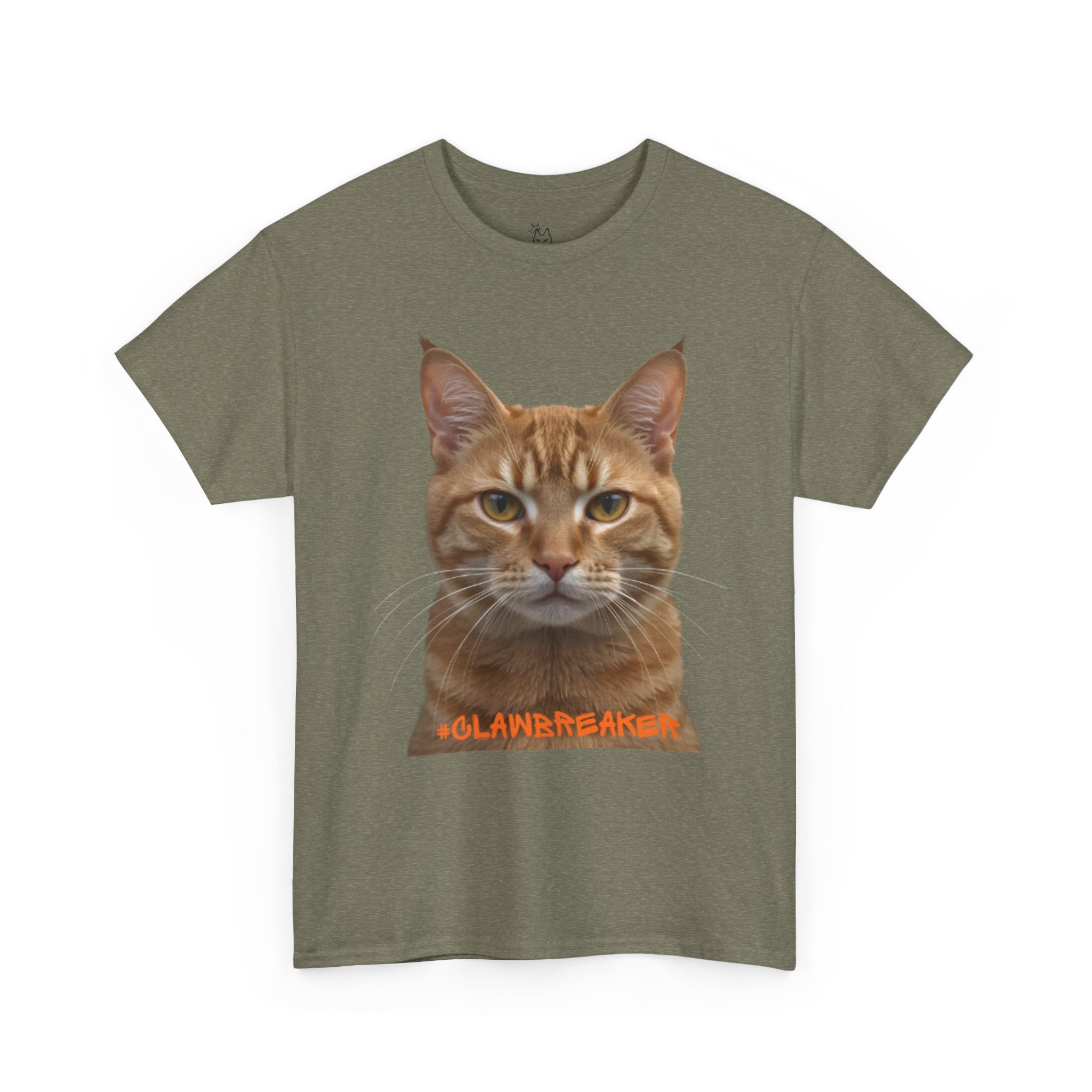 Cool Cat Unisex Heavy Cotton Tee - "Scratch the System" Graphic Tee