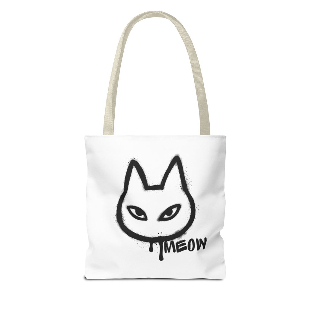Meow Cat Tote Bag - Stylish & Fun Animal Design for Cat Lovers