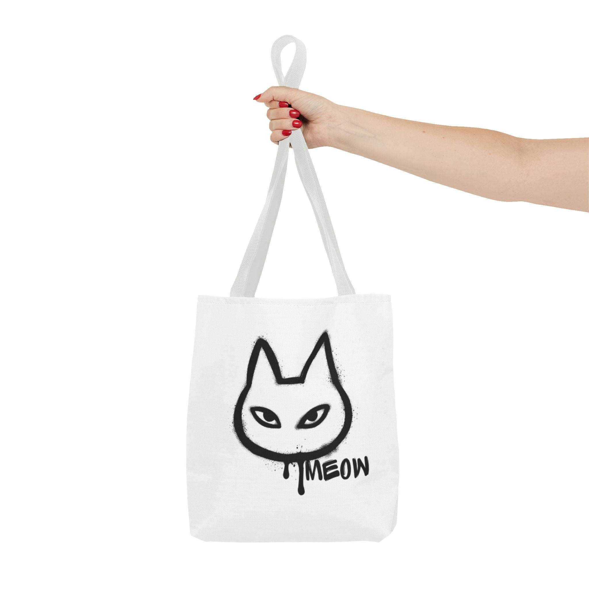Meow Cat Tote Bag - Stylish & Fun Animal Design for Cat Lovers