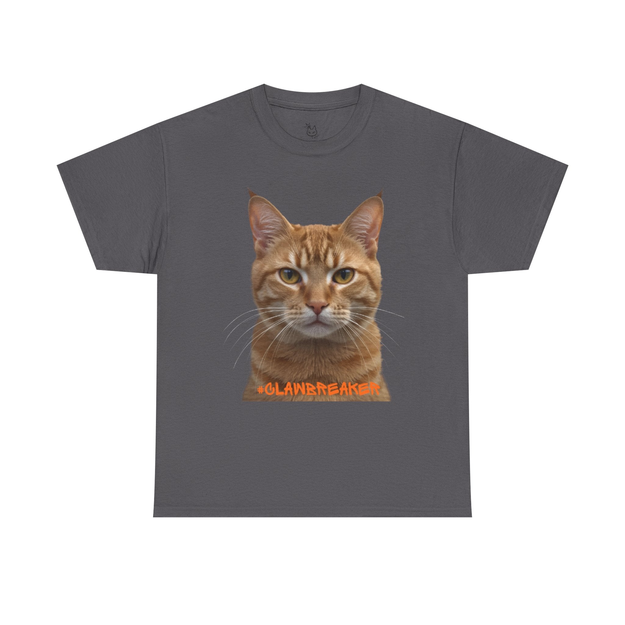 Cool Cat Unisex Heavy Cotton Tee - "Scratch the System" Graphic Tee