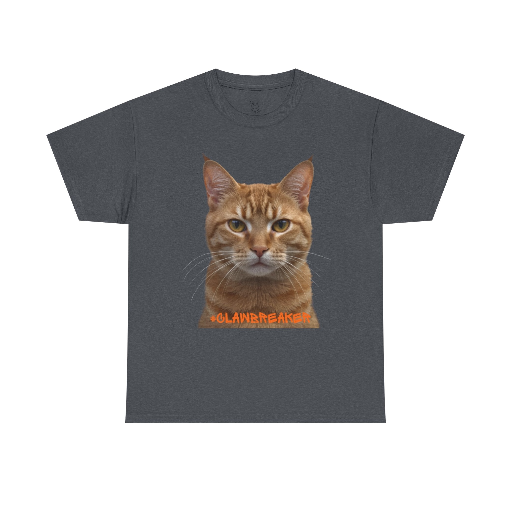 Cool Cat Unisex Heavy Cotton Tee - "Scratch the System" Graphic Tee