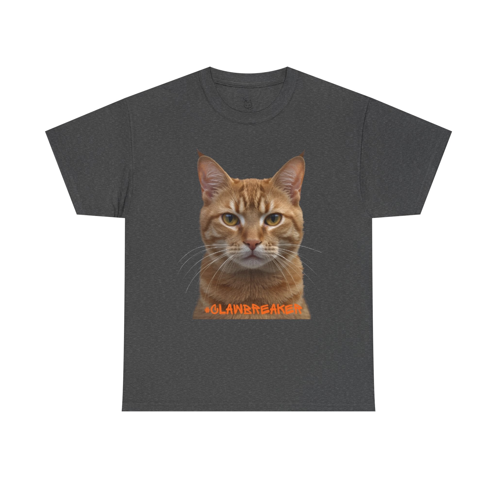 Cool Cat Unisex Heavy Cotton Tee - "Scratch the System" Graphic Tee