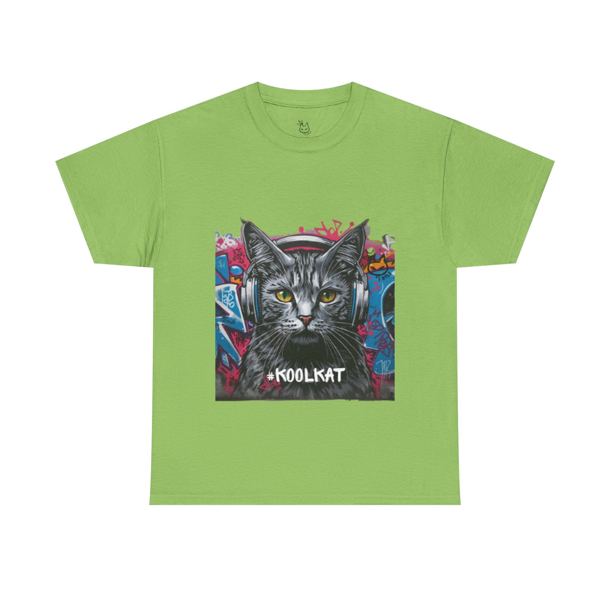 Kool Kat Graphic Tee - Stylish Unisex Heavy Cotton T-Shirt with a Cool Cat Design