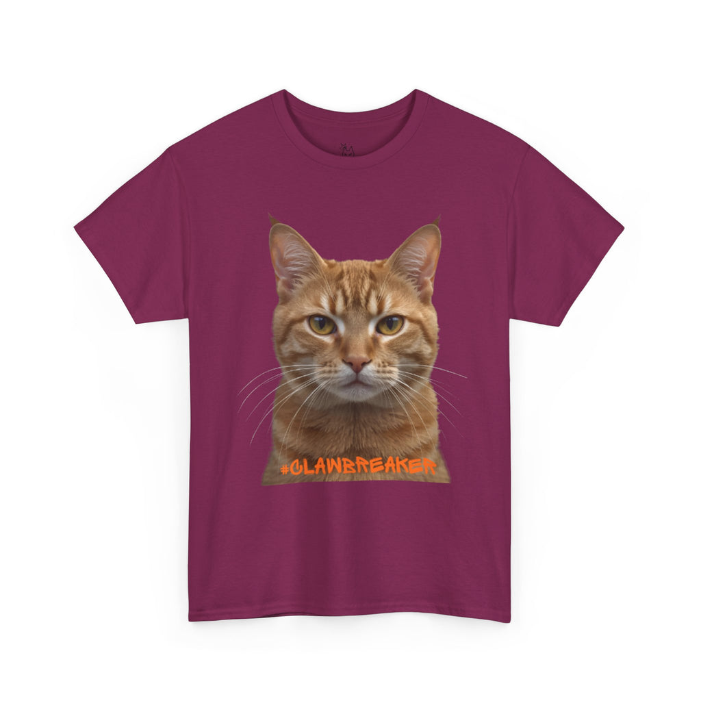 Cool Cat Unisex Heavy Cotton Tee - "Scratch the System" Graphic Tee